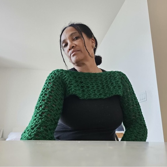 Just Chill: Handmade Crochet Bolero Top - Picture 4 of 6